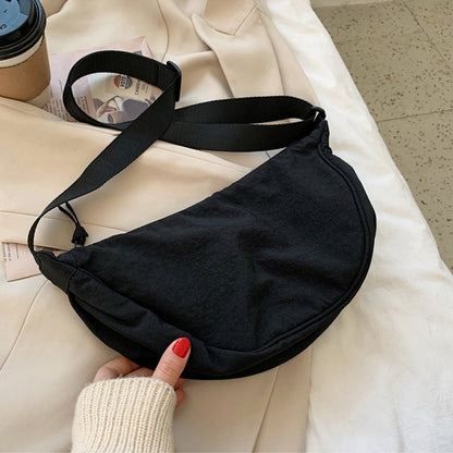 Wille Women's Handbag | Durable Polyester, Casual Half Moon Design 8