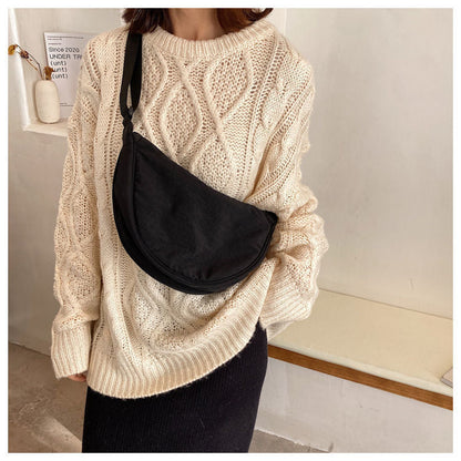 Wille Women's Handbag | Durable Polyester, Casual Half Moon Design 9