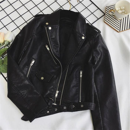 Willem Dames Jacket | Timeless Biker Design with Scalloped Collar 1