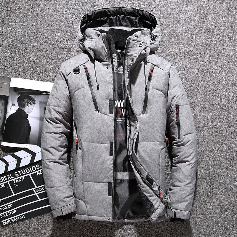Willem Down Jacket for Men | Slim Design, Warm Hood, High-Quality Down 0