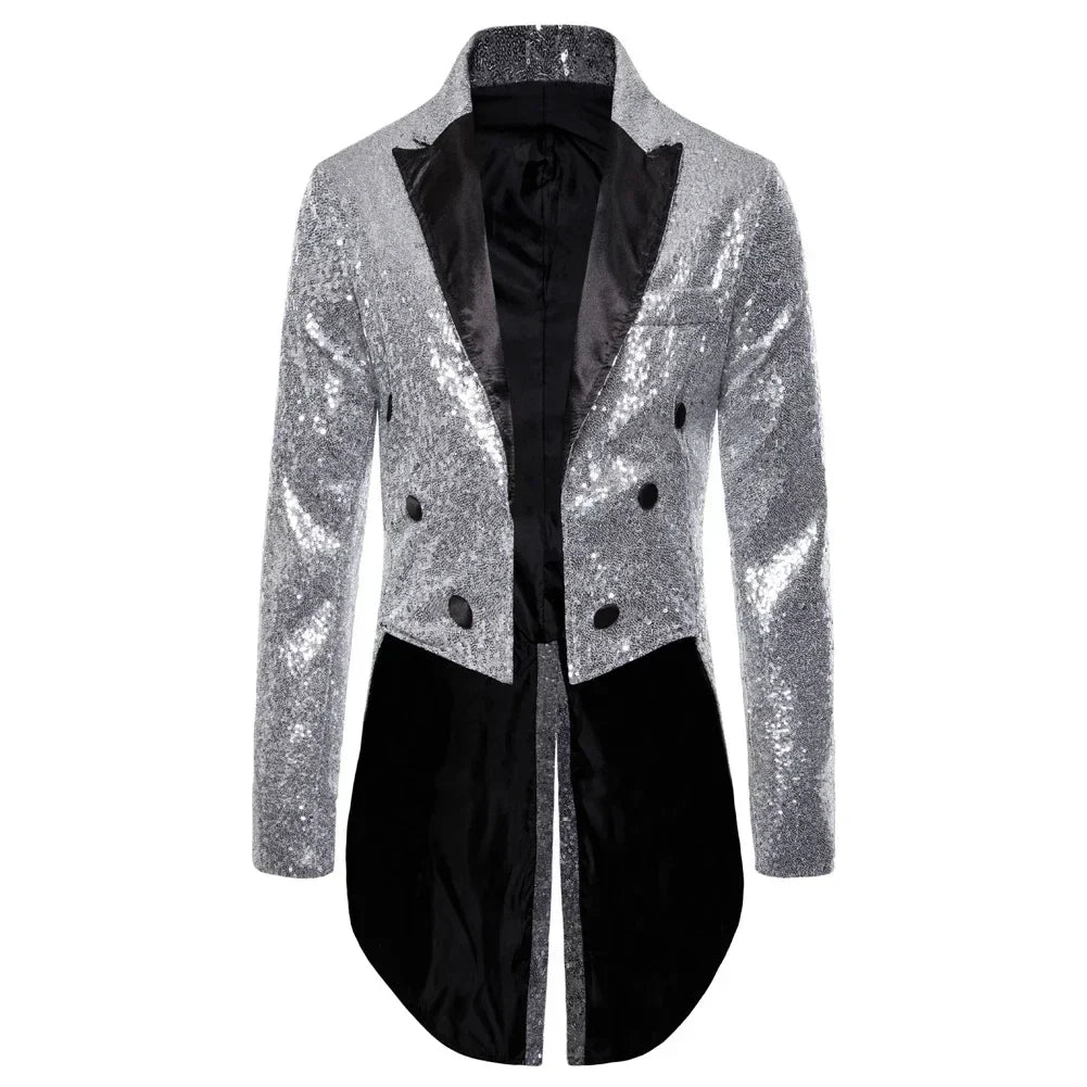 Willem Glitter Skirt for Men | Sequins, Elegant Look 2