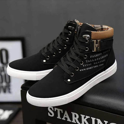 Willem Men's Ankle Boots | Black Ankle Boots with Heel, Comfortable and Non-Slip 5
