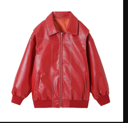 Wolff Women's Jacket | Oversized Faux Leather, Trendy and Sustainable 0