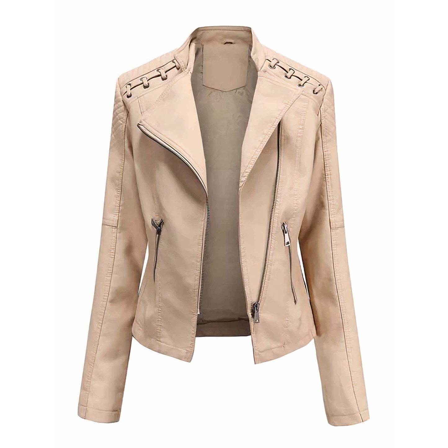 Wolff Women's Jacket | Women's Leather Jacket with PU Leather, Elegant and Comfortable 2