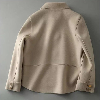 Women's Down Jacket with Button Fastening – Casual & Warm 1