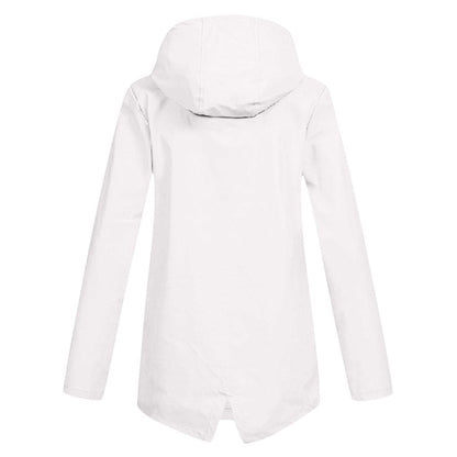 Women's Hooded Rain Jacket – Waterproof & Modern 4