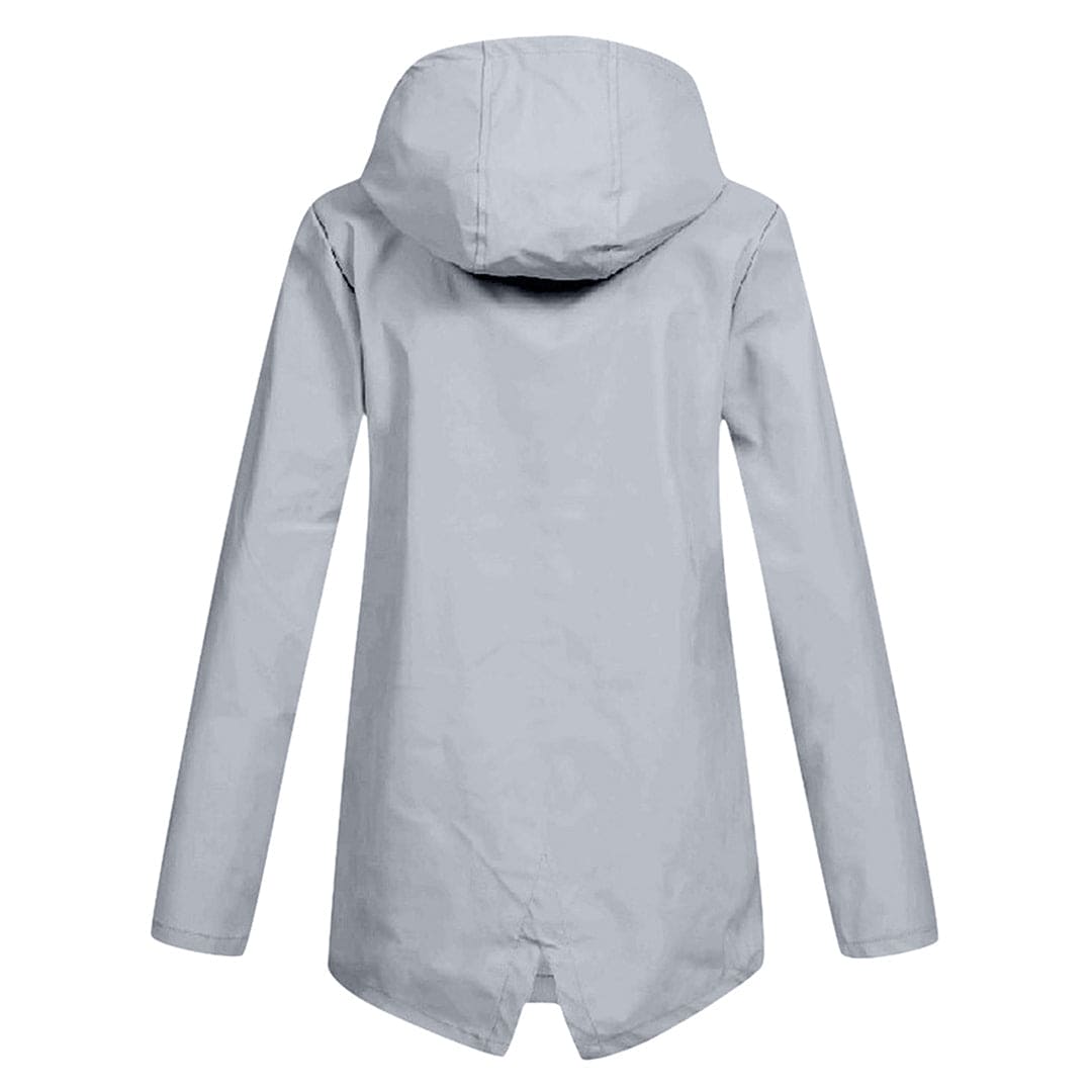 Women's Hooded Rain Jacket – Waterproof & Modern 6