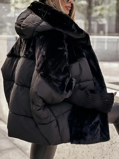 Women's Padded Long Winter Coat with Hood and Multicolor Design for Warmth and Comfort 5