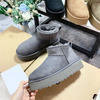 Women's Snow Snow Boots | Genuine Sheepskin, Comfortable and Trendy 0