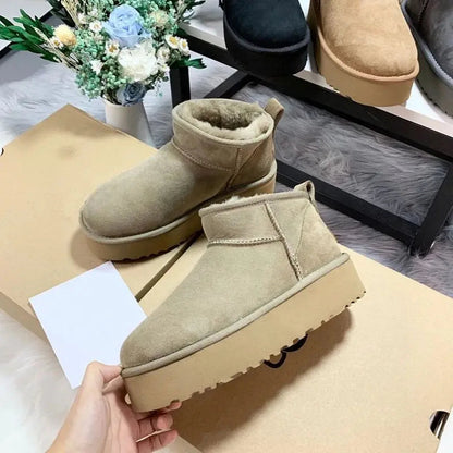 Women's Snow Snow Boots | Genuine Sheepskin, Comfortable and Trendy 8