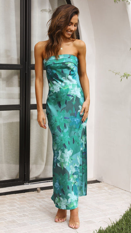 YVELINE | Strapless dress with an elegant cut 4