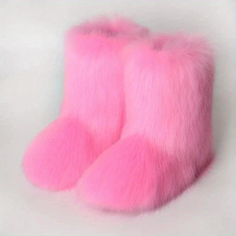 Yara Women's Snow Boots | Fluffy Design, Comfortable Fabric 0